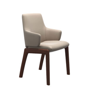 Laurel_Stressless_Dining_Chair_Mushroom_Leather_reclining