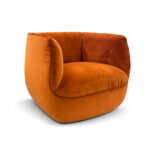 Natuzzi_Wally_Chair_in_Orange_Fabric