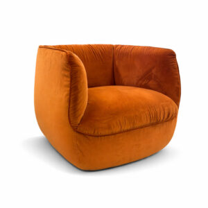 Natuzzi_Wally_Chair_in_Orange_Fabric