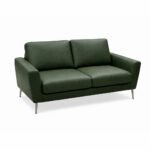 max_Divani_Italian_Leather_Green_Loveseat