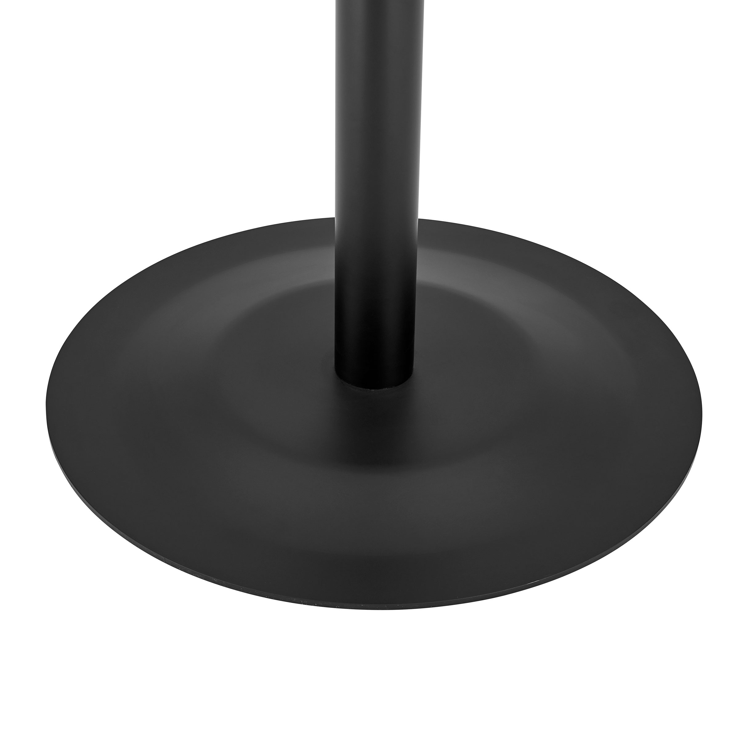 BISTRO ROUND GLASS TOP TABLE 36" BLACK - Image 4