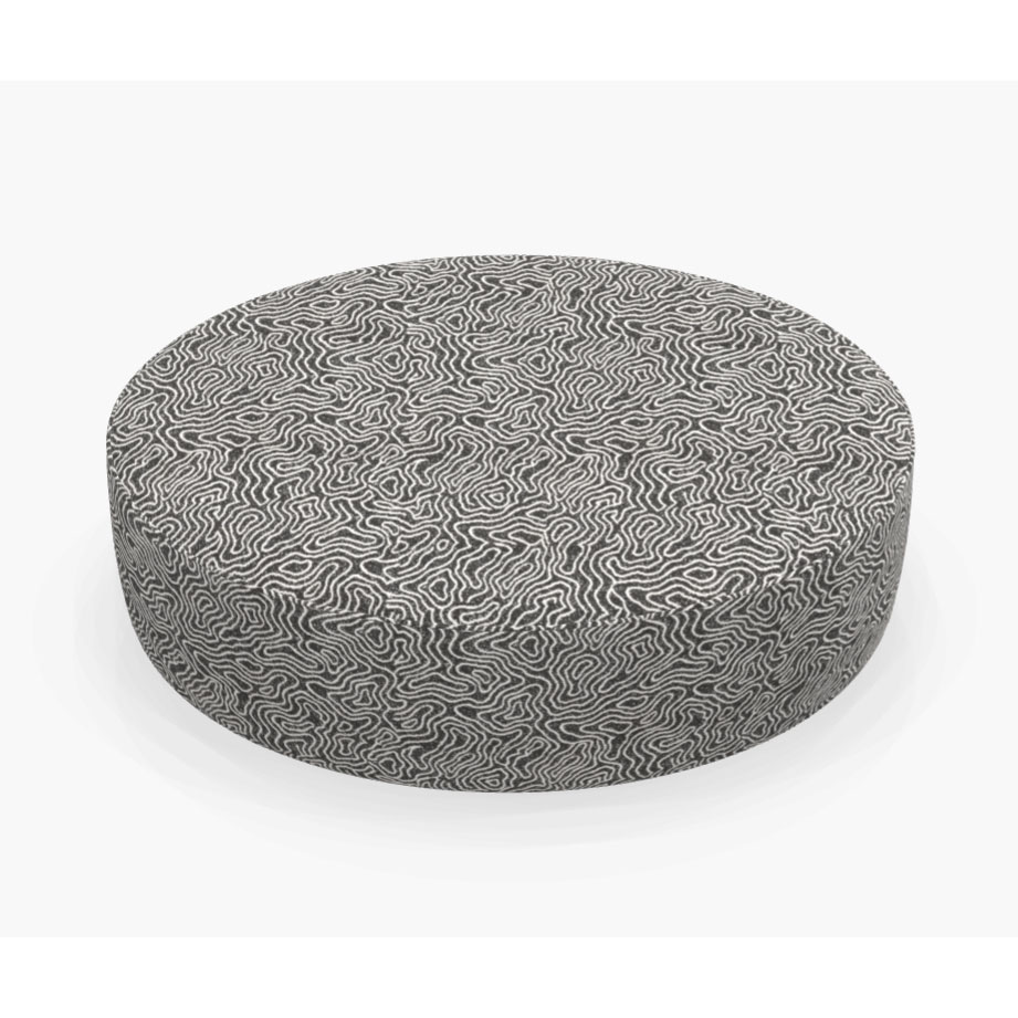 MINGLE OVAL OTTOMAN 44" #830 - Image 3