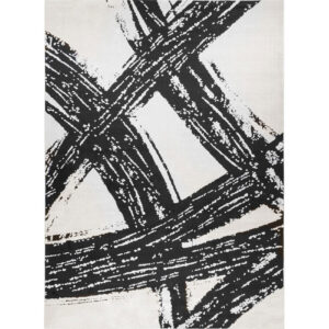 Lavin_Optika_Black_Ivory_Area_Rug
