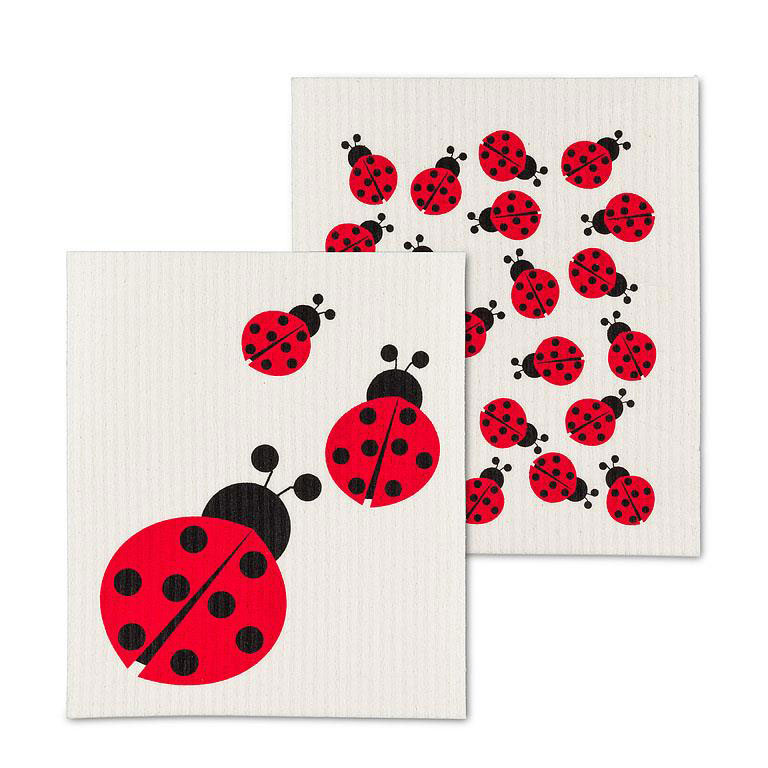 Ladybug_themed_swedish_Dishcloths