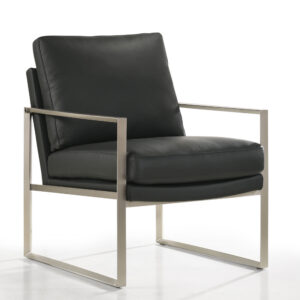 Kube_Import_Black_leather_Colt_Chair_with_Metal_arms