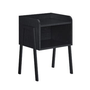Danco_RT028_Black_Small_End_Table_with_Storage_Shelf