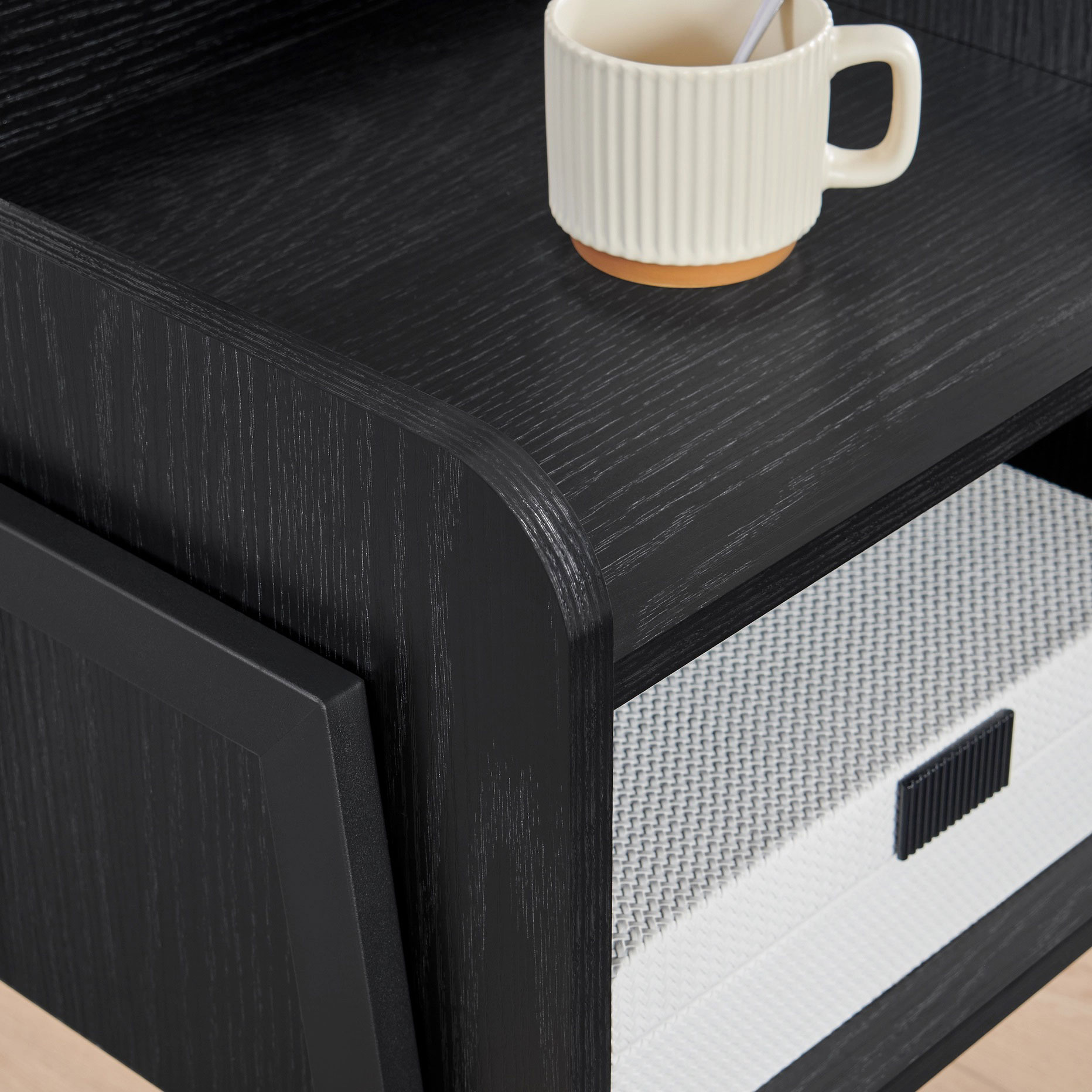2-TIER SIDE TABLE BLACK #1487 - Image 6