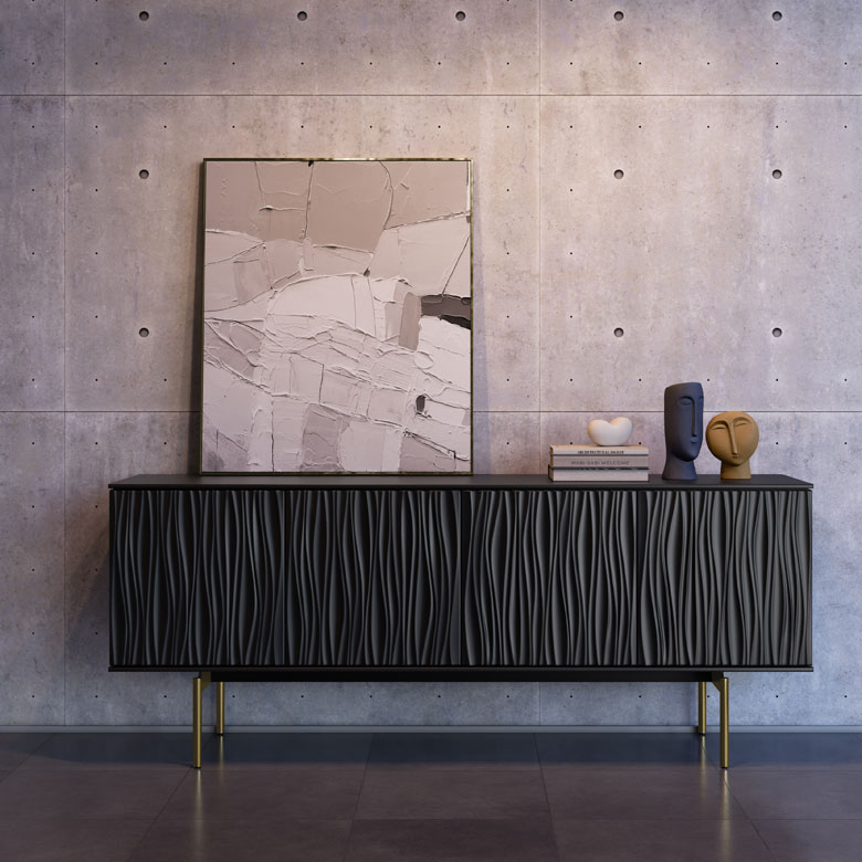 TANAMI CREDENZA/MEDIA CABINET #7109BB - Image 5