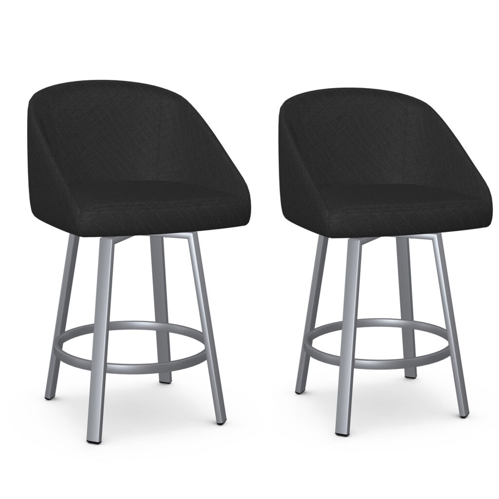 Amisco Wembley Swivel Counter Stools Closeout for the Pair #41578-26