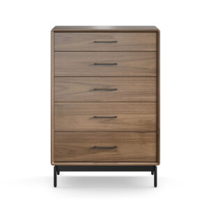 BDI_Linq_9185_natural_walnut_high_chest