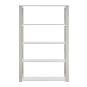 Dillon_Bookcase_in_White_with_polished_metal